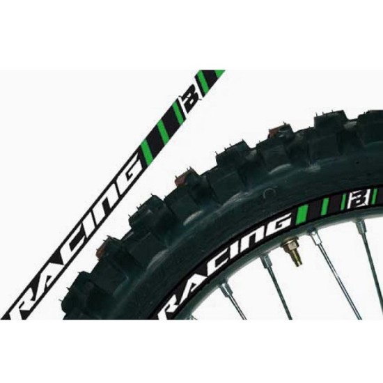 Kit Adesivi Cerchi Blackbird (Verde)