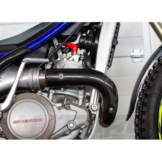Protezione Scarico CARBONIO SHERCO 2023-2025 / SCORPA 2023-2025