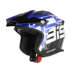 Casco ACERBIS JET ARIA (Nero-Blu)