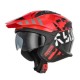 Casco ACERBIS JET ARIA (Rosso-Nero)