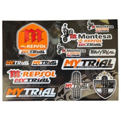 Kit Adesivi Logo MYTRIAL - MONTESA REPSOL