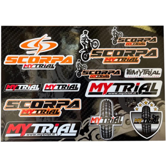 Kit Adesivi Logo MYTRIAL - SCORPA