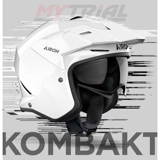 Casco AIROH KOMBAKT WHITE