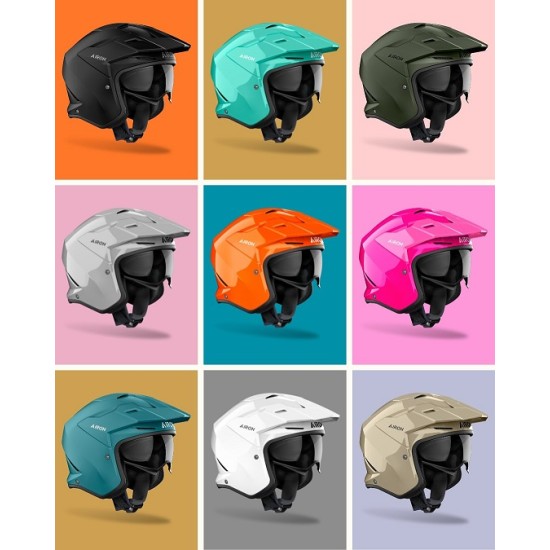 Casco AIROH KOMBAKT (Verde Petrolio)