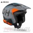 Casco AIROH TRR II JUPITER ORANGE