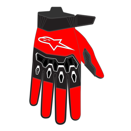 Guanti ALPINESTARS FULL BORE V2 (Rosso)