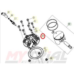 Coperchio Testa BETA SINCRO 300cc