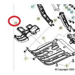 GOMMA Piastra Paramotore Motore BETA SINCRO