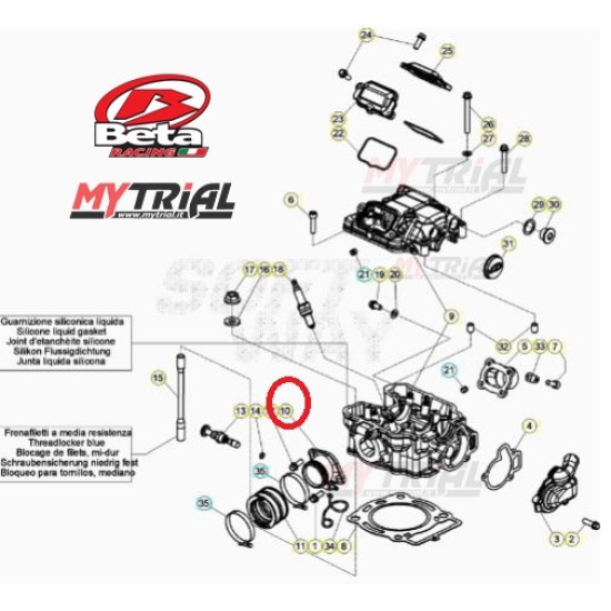 RACCORDO COMPLETO per Carburatore BETA EVO 4T