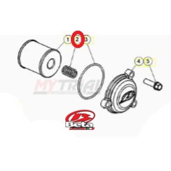 Molla Filtro Olio per BETA 4T REV-EVO 07-24