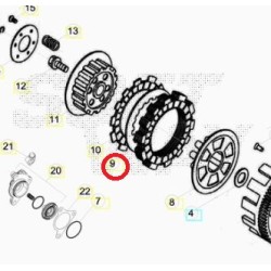 Disco Acciaio BETA EVO 80  2016/2023