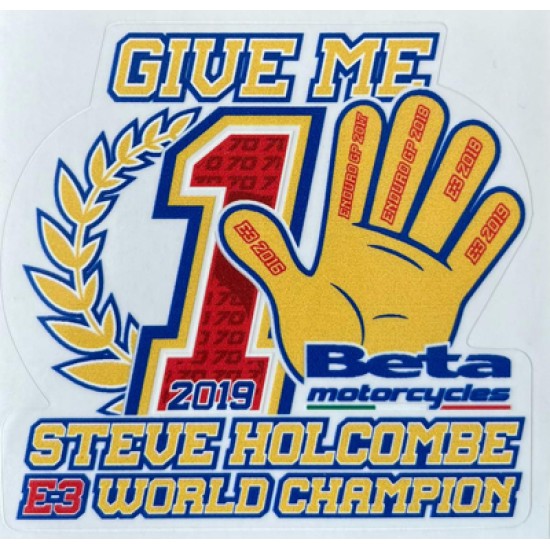 ADESIVO LOGO BETA (World Champion)
