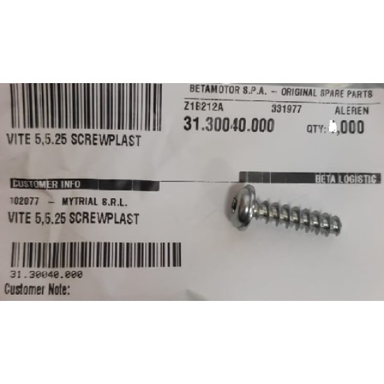 VITE 5,5.25 Screwplast BETA