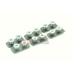 Kit Denti in Acciaio per Piastra Paramotore GAS GAS 2023-2025, TRS 2017-2026 , JTG, OSSA