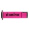 Manopole DOMINO RACING Forate (Fucsia - Nero) A450