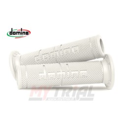 Manopole DOMINO RACING Forate (BIANCO) 