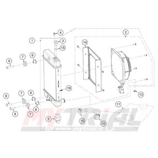 Tappo Radiatore GAS GAS 2014-2022