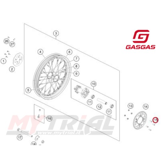 Bullone Corona GAS GAS 2023-2025