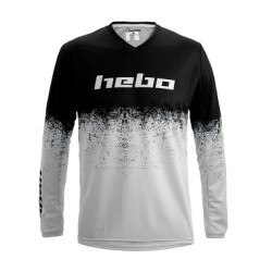 Maglia BAMBINO HEBO Pro 2024 (Nero-Grigio)