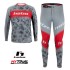 Completo Maglia e Pantalone HEBO RACE PRO (Grigio-Rosso)