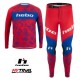 Completo Maglia e Pantalone HEBO RACE PRO (Rosso-Azzurro)