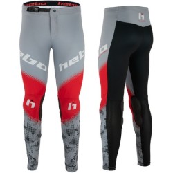 Completo Maglia e Pantalone HEBO RACE PRO (Grigio-Rosso)