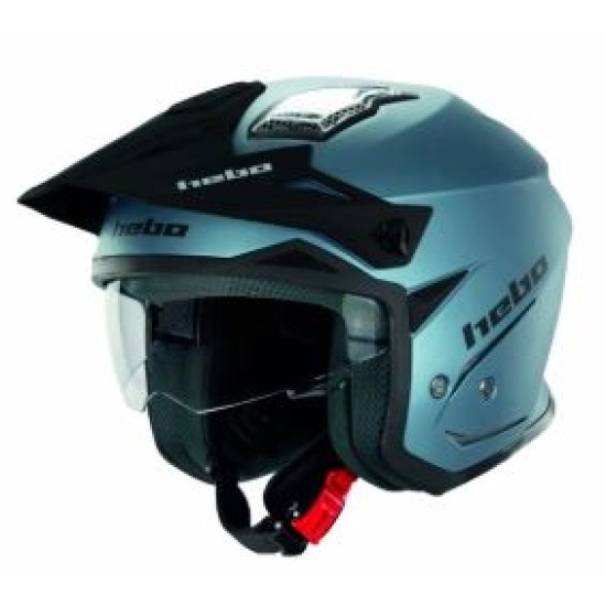 Casco HEBO HTR-P01 AZZURRO METALLIZATO