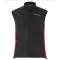 Gilet Antivento HEBO NERO-ROSSO