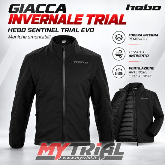 Giacca HEBO SENTINEL  TRIAL EVO (Nero)