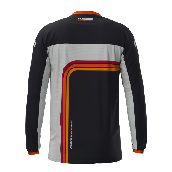 MAGLIA HEBO PRO TRIAL RETRO JERSEY - ROSSO