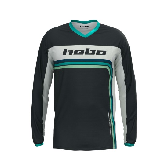 MAGLIA HEBO PRO TRIAL RETRO JERSEY - BLU