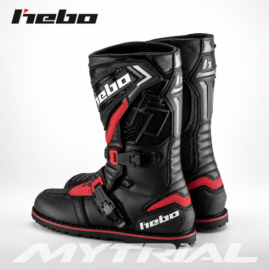 Stivali HEBO 2027 THECNICAL 3.0 MICRO (Nero-Rosso)