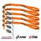 5 X Cordino Elastico X Arresto Motore JITSIE (Arancione)