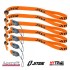 5 X Cordino Elastico X Arresto Motore JITSIE (Arancione)