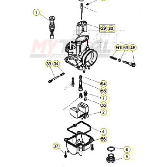 Clip Carburatore KEIHIN PWK 28
