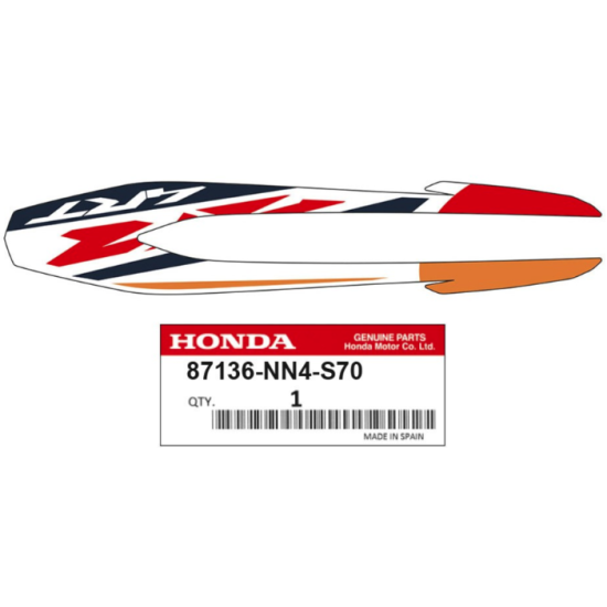Adesivo Parafango post MONTESA REPSOL 2022-2025