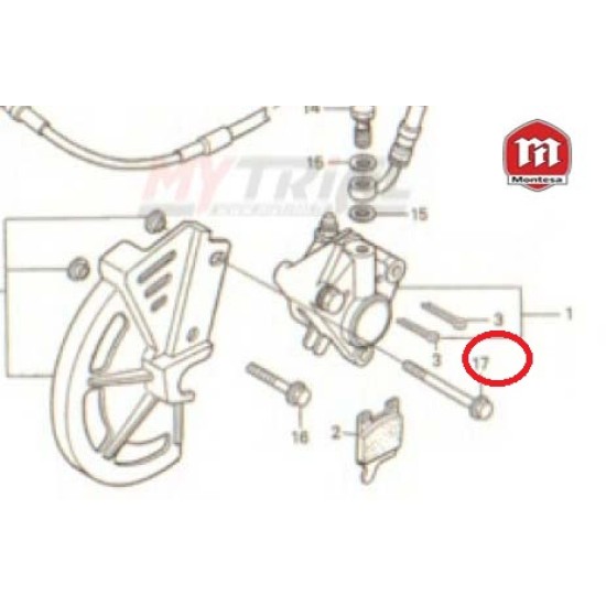 Bullone Superiore Pinza MONTESA 315-4rt