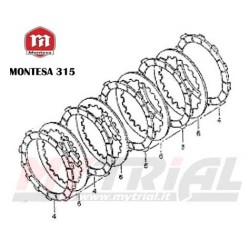 Frizione completa MONTESA COTA 315 (Originale Honda)