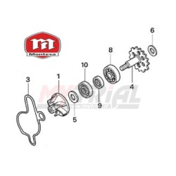 Kit Pompa dell'Acqua MONTESA 4RT
