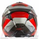 Casco MOTS UP (Grigio-Rosso)