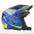 Casco MOTS UP (Azzurro-GialloFluo)