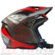 Casco MOTS UP (Grigio-Rosso)