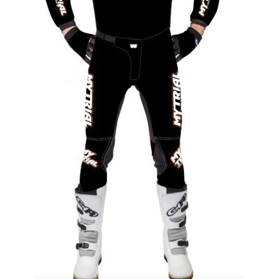 Pantalone MYTRIAL (Nero-Arancione)