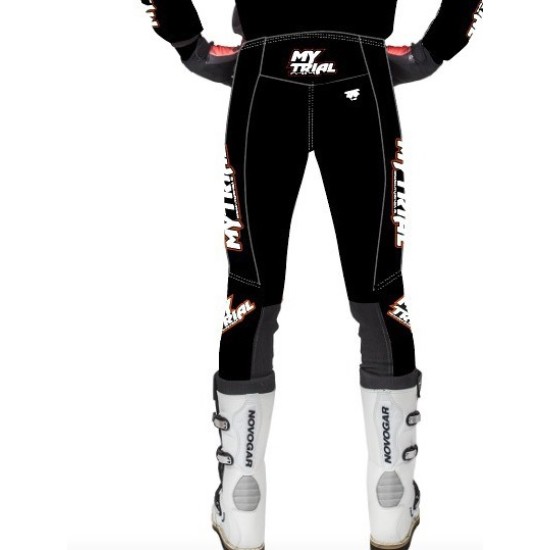 Pantalone MYTRIAL (Nero-Arancione)