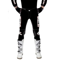 Pantalone MYTRIAL (Nero-Rosso)