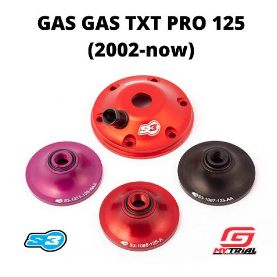 Coperchio Testa + 3 InsertI S3 GAS GAS 125cc 2002 al 2024