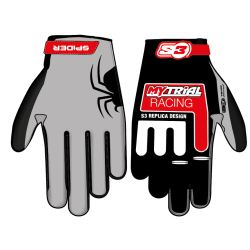 Guanti S3 - MYTRIAL  (Nero-Rosso) Guanti S3 - MYTRIAL  (Nero-Rosso)