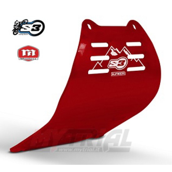 Piastra Paramotore S3 -  MONTESA 4RT (Rosso)