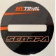 KIT Adesivi Coperchi Volano e Frizione SCORPA 15-22 (GRIGIO - NERO)