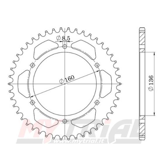 Corona Beta TR 35, SYNT 240, ZERO:  43 DENTI